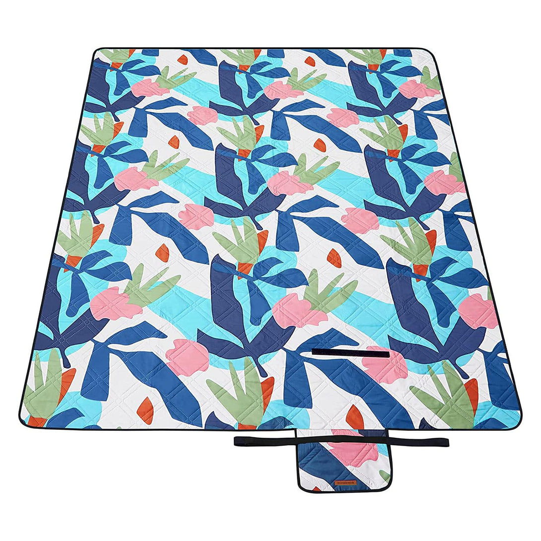 XXL piknik takaró, pokróc ,300 x 200 cm színes levelek-VASBÚTOR