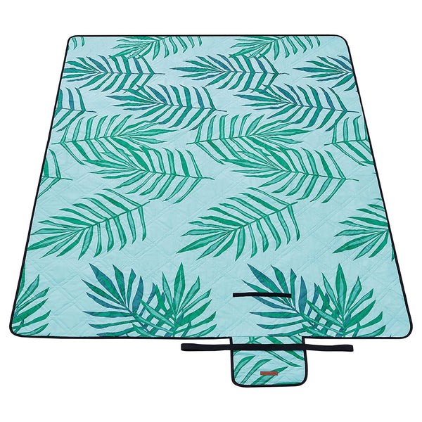 XXL vízálló Pikniktakaró, strand szőnyeg300 x 200 cm, trópusi mintával-VASBÚTOR