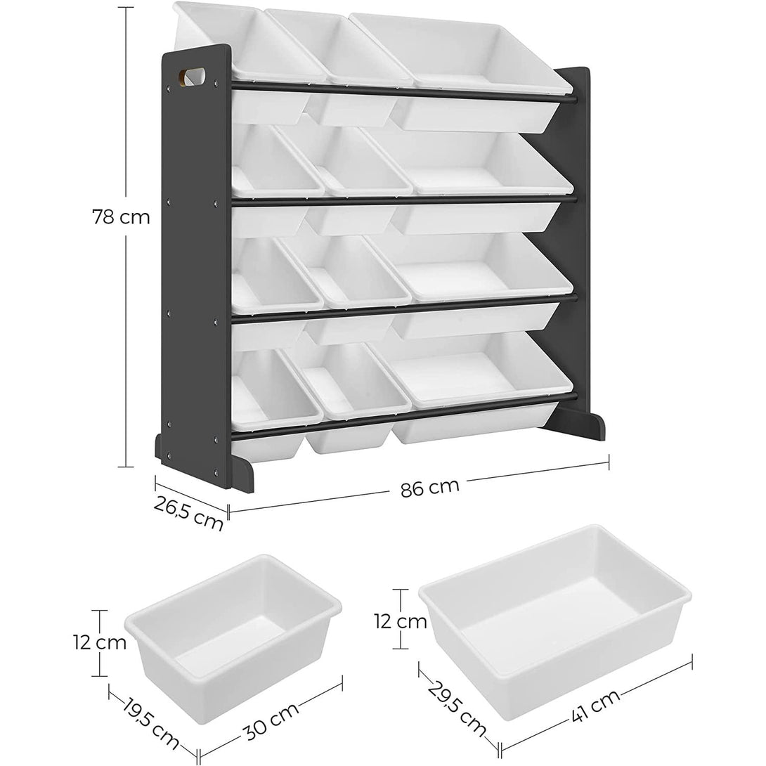 gyermekjáték tároló rendszerező, 86 x 26.5 x 78 cm-VASBÚTOR