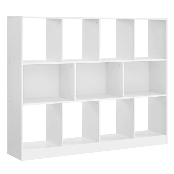 könyvespolc 30 x 126 x 100 cm fehér-VASBÚTOR