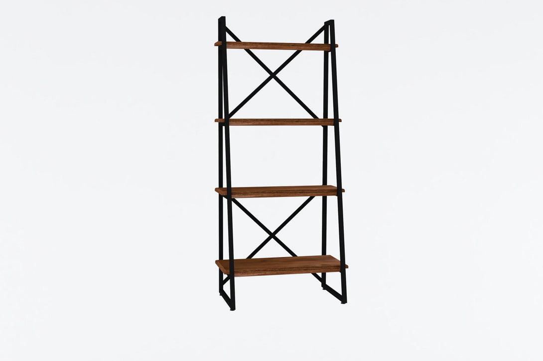 könyvespolc Alaro - Walnut-VASBÚTOR