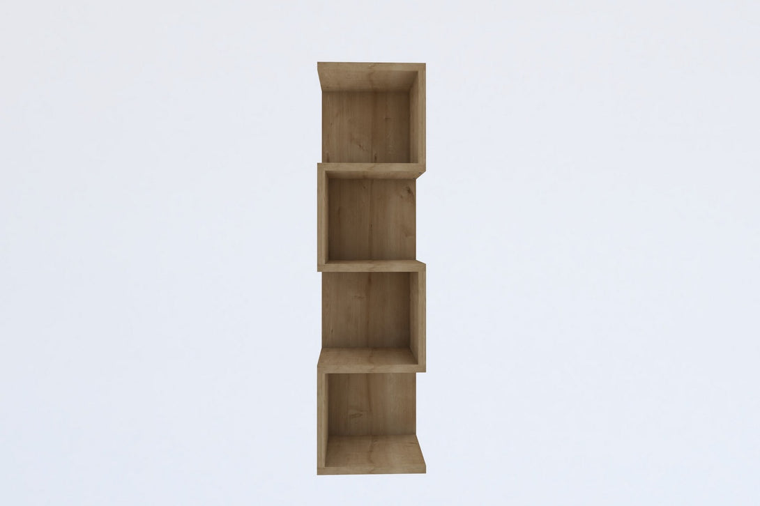 könyvespolc Alin - Sapphire Oak-VASBÚTOR