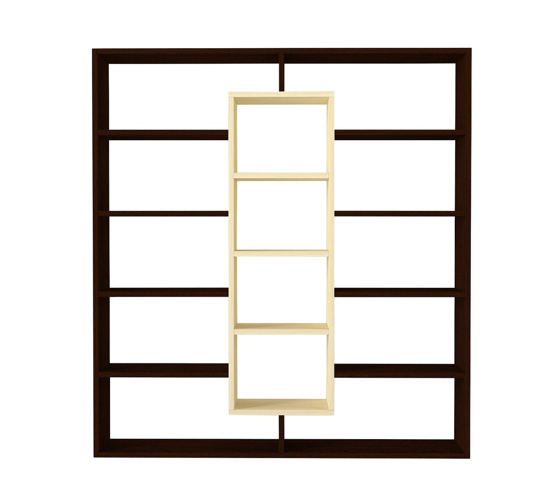 könyvespolc Ample - Birch, Wenge-VASBÚTOR