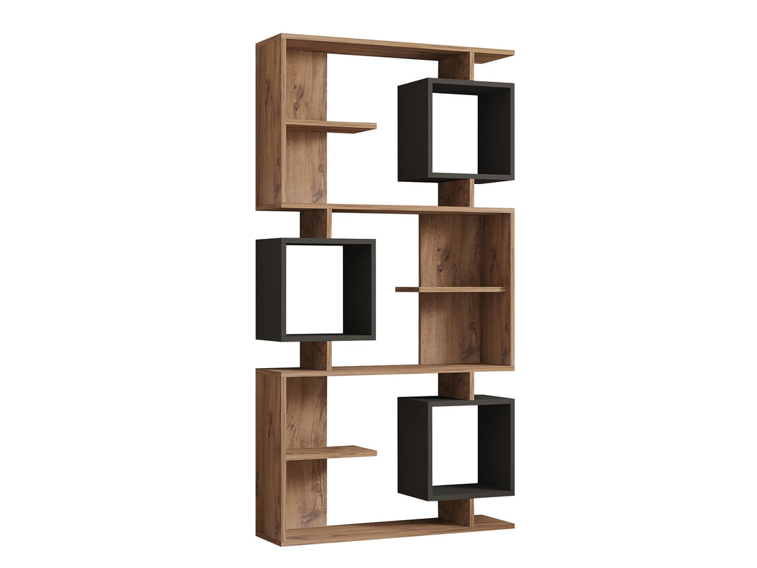 könyvespolc Icardi - Atlantic Pine, Anthracite-VASBÚTOR