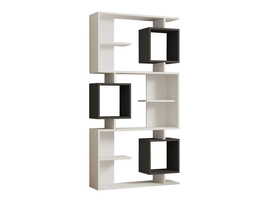 könyvespolc Icardi - White, Anthracite-VASBÚTOR