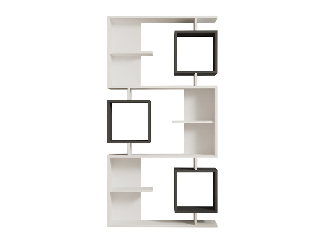 könyvespolc Icardi - White, Anthracite-VASBÚTOR