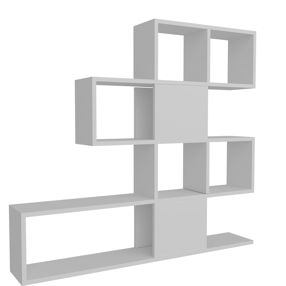 könyvespolc Karlin - White-VASBÚTOR