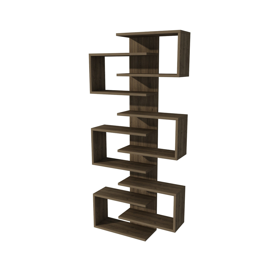 könyvespolc Lotus - Walnut-VASBÚTOR