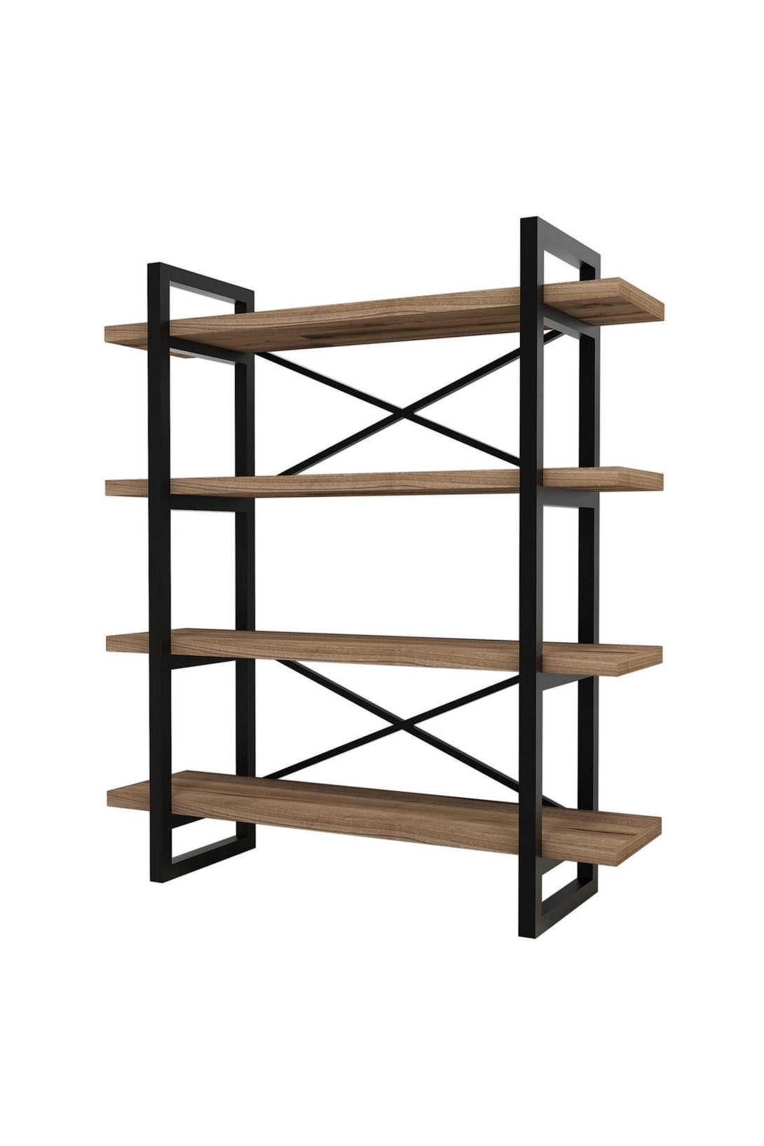 könyvespolc Makro - Walnut-VASBÚTOR