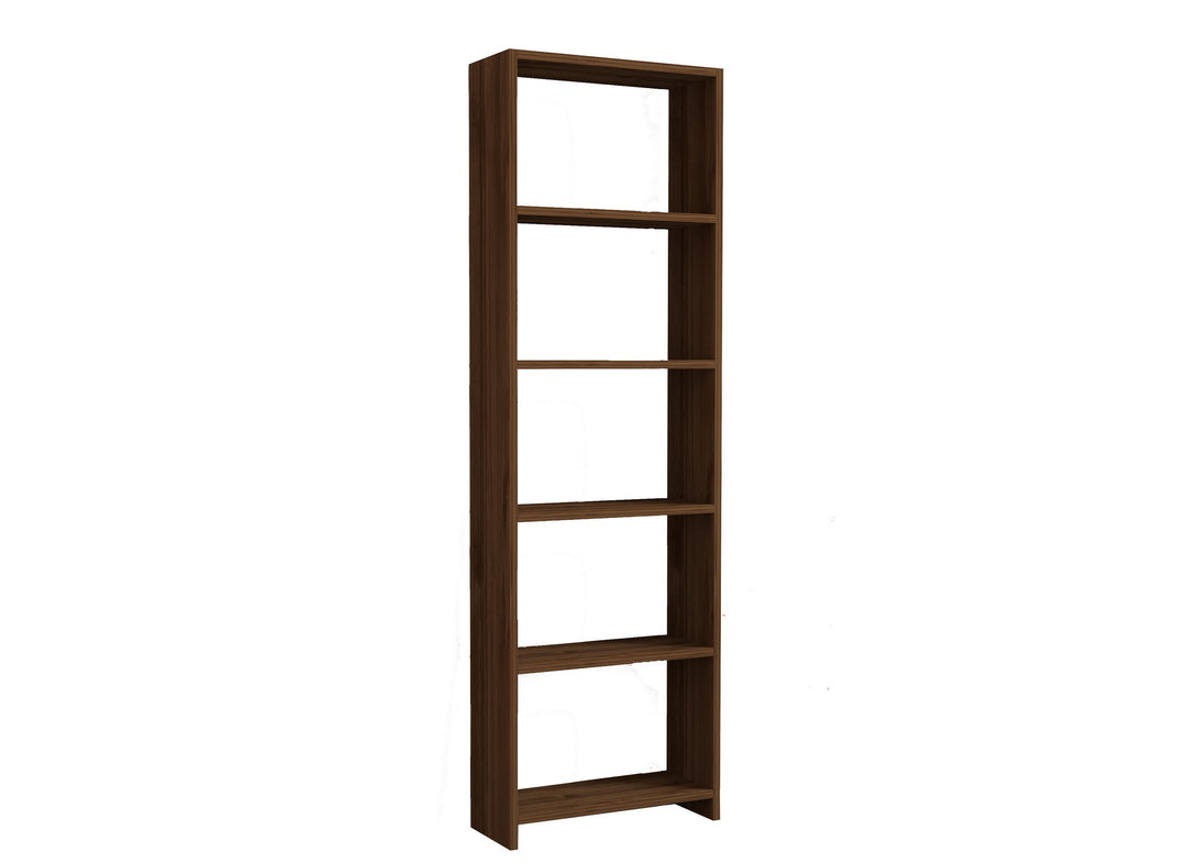 könyvespolc New - Walnut-VASBÚTOR