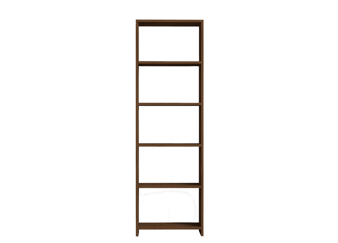 könyvespolc New - Walnut-VASBÚTOR