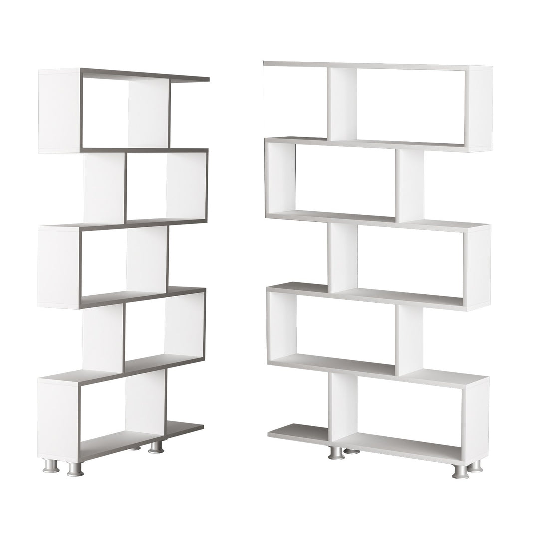 könyvespolc Nilüfer - White-VASBÚTOR