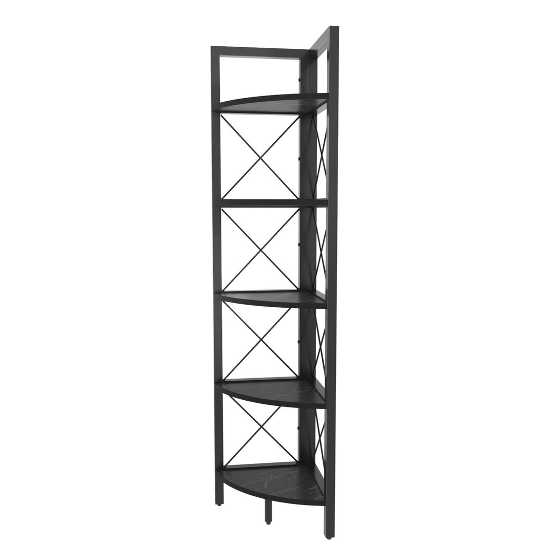 könyvespolc Remo - Black-VASBÚTOR