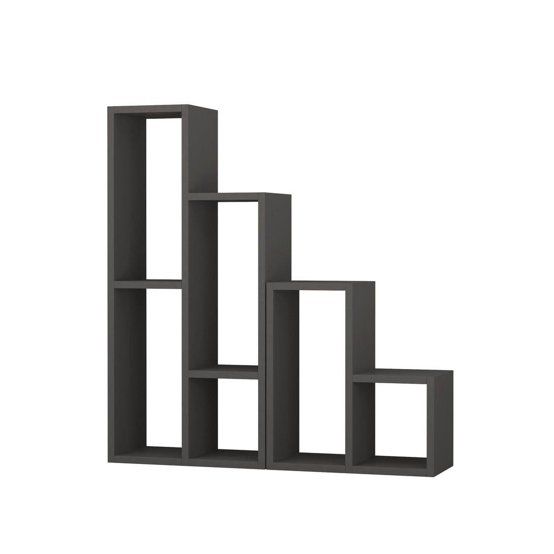 könyvespolc Sule - Anthracite-VASBÚTOR