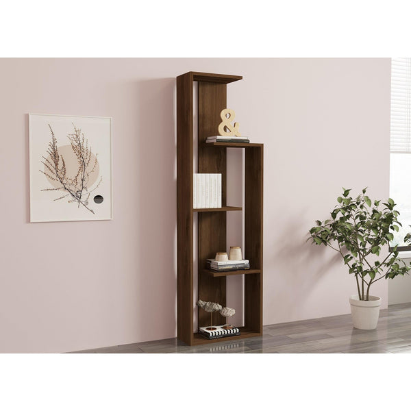 könyvespolc Wand - Walnut-VASBÚTOR