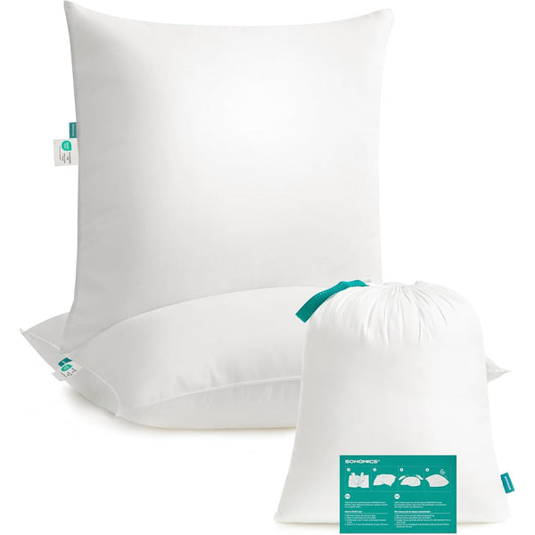 puha párna 2 db-os, 60 x 60 cm, tárolótáskával-VASBÚTOR