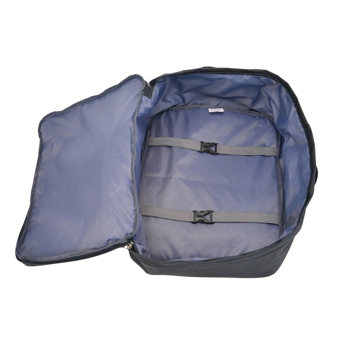 BONTOUR AIR Utazó Hátizsák, EasyJet méretű 45x36x20cm, Fekete Színben-VASBÚTOR