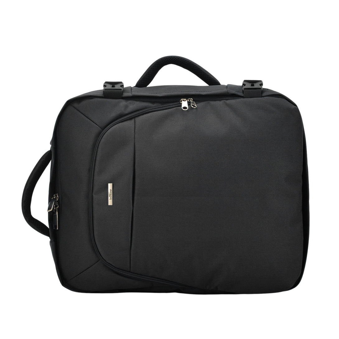 BONTOUR AIR Utazó Hátizsák, EasyJet méretű 45x36x20cm, Fekete Színben-VASBÚTOR