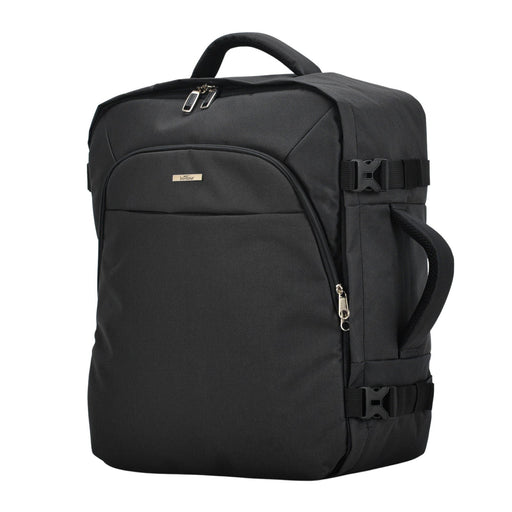 BONTOUR AIR Utazó Hátizsák, EasyJet méretű 45x36x20cm, Fekete Színben-VASBÚTOR