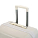BONTOUR “SPINNER” közepes Duplakerekes Gurulós bőrönd TSA zárral, Fehér-VASBÚTOR