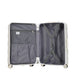 BONTOUR “Wave” közepes Bőrönd, Duplakerekes Gurulós bőrönd TSA zárral, Fehér, M méretű-VASBÚTOR