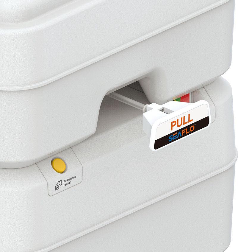 BONTOUR szoba WC szennyvíz szintjelzővel, szagmentes kemping WC 20L-VASBÚTOR