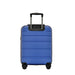 Bontour "Horizontal" 4 Kerekes kabinbőrönd/kézipoggyász TSA zárral, 55x40x20 cm, kék színben-VASBÚTOR