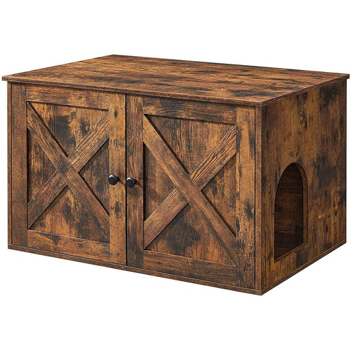 FEANDREA rejtett macskaalomdoboz, benti macskaház 80 x 49.2 x 53 cm-VASBÚTOR