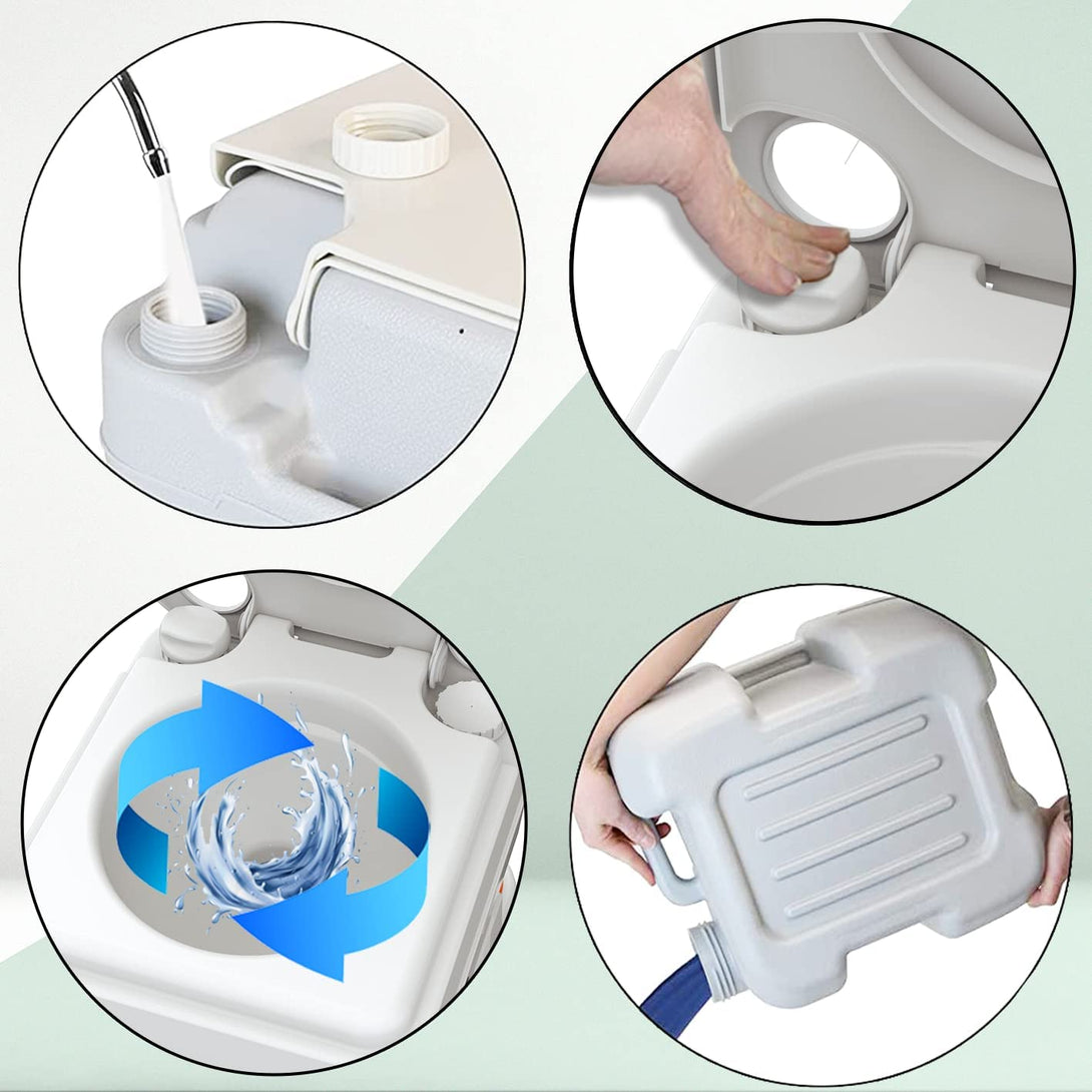 Szoba WC, szagmentes kemping WC 20L | BONTOUR-VASBÚTOR